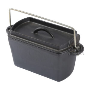 OKV Pre-Seasoned Cast Iron Loaf Pan – Rectangular Bread Baking Pan with Natural Vegetable Oil Coating